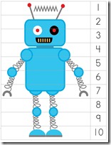 Robot Preschool Pack ~ Preschool Printables